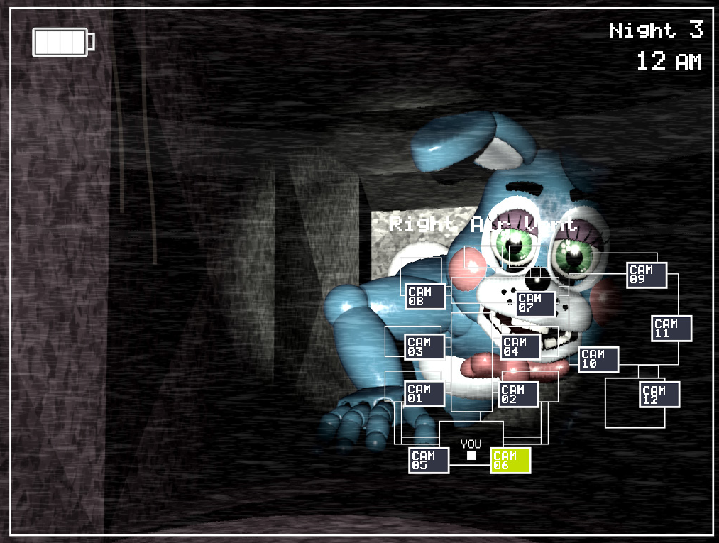 New Bonnie in the Vents (FNAF2)