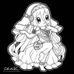 Fire Emblem Chibi | Azura by Chibivi-Linearts