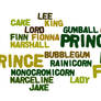 Adventure Time Word Cloud