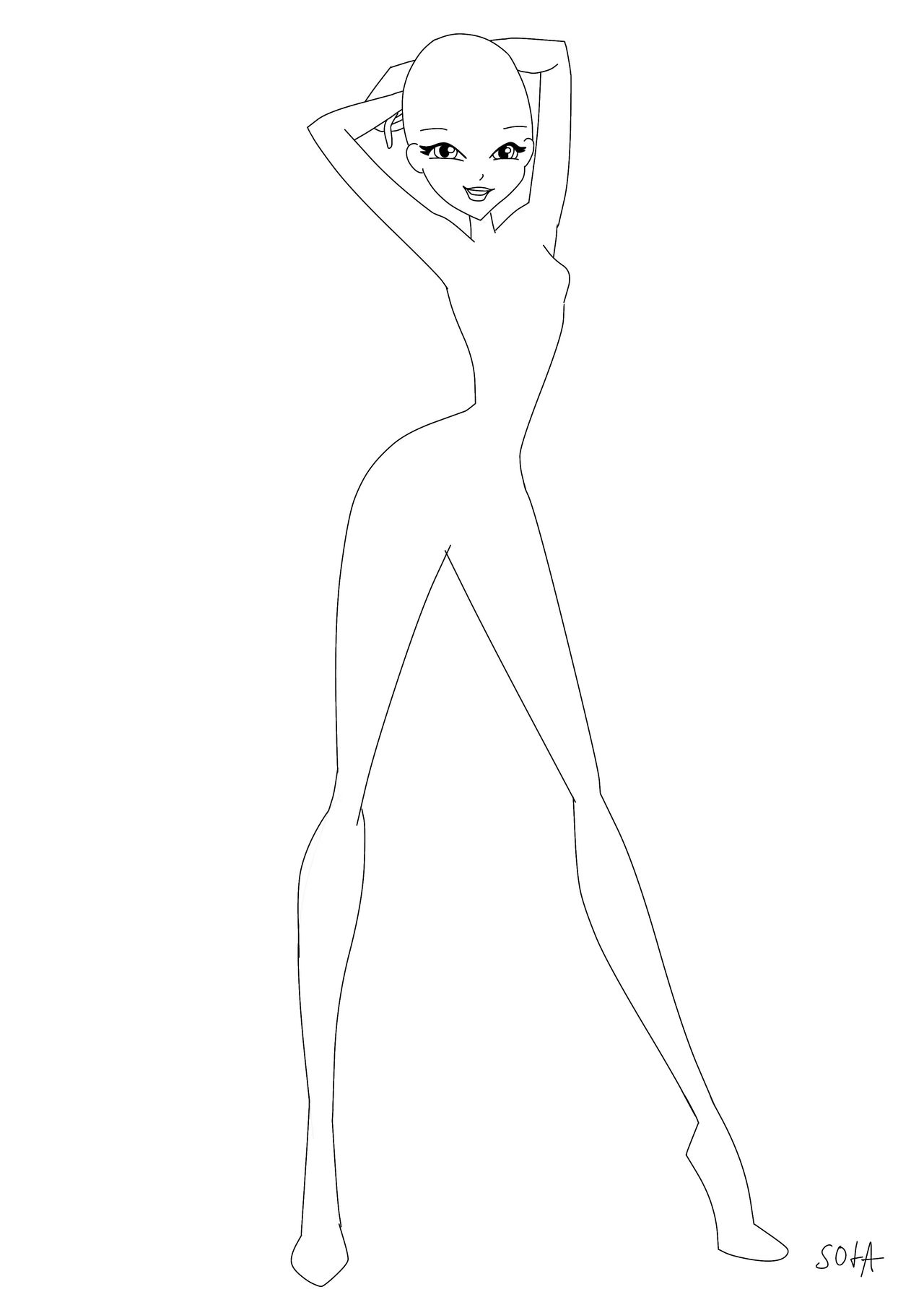 Winx Character Base Winx club Base 01 by 2rare4u on DeviantArt