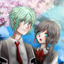 Rolando and Elysia from my manga Forbidden