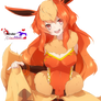 RENDER-Pokemon Flareon Human