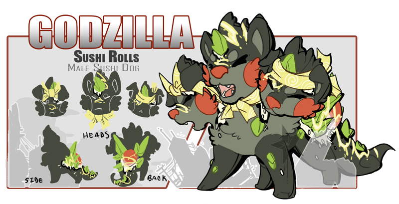 Sushi Dog || Godzilla''Zilla'' Sushi Roll