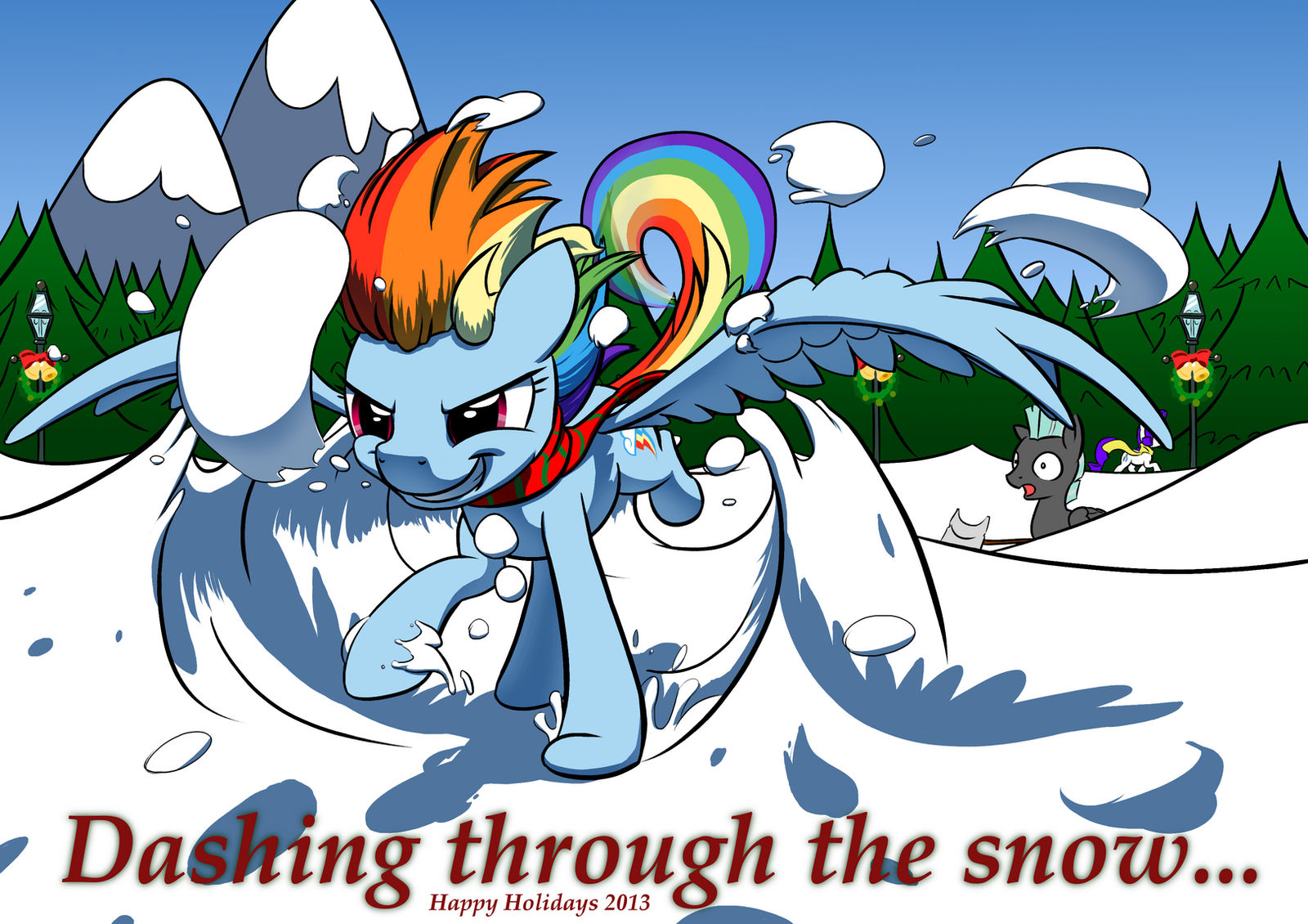 Dashing through the snow...