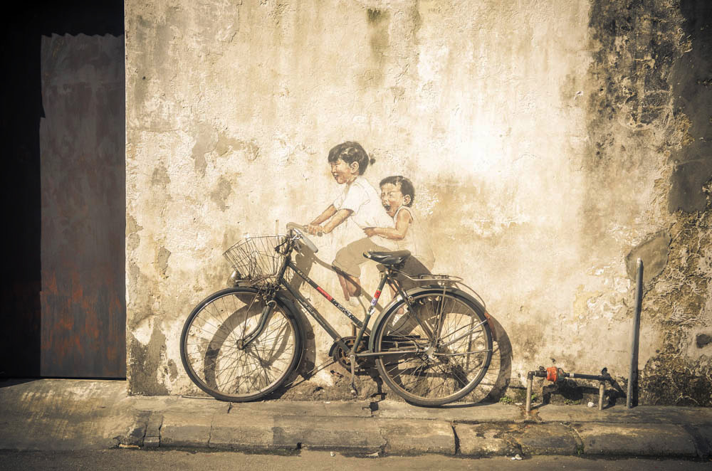 Wall Painting in Penang