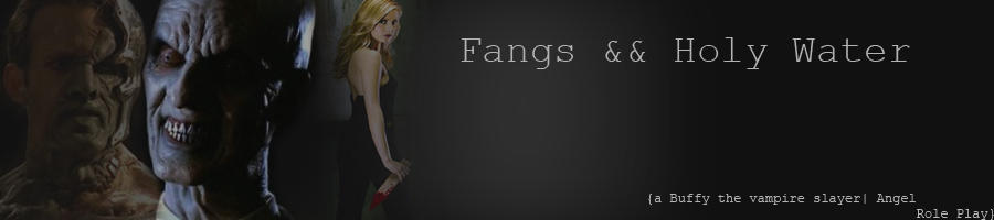 Fangs and Holy Water Banner