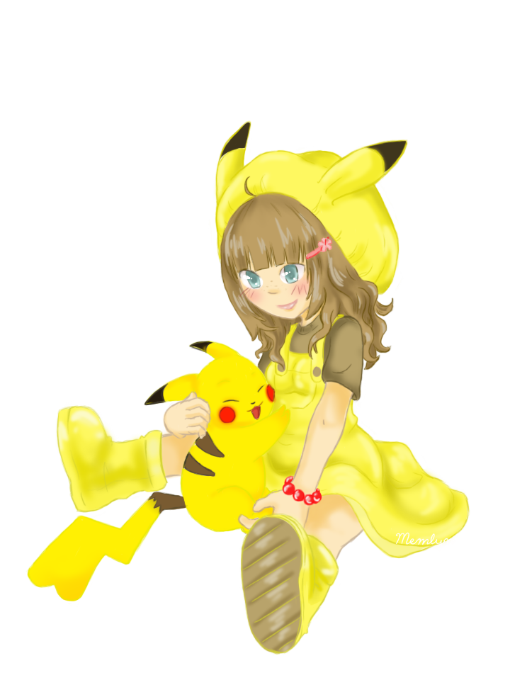 Chibi Pikachu and Lullaby