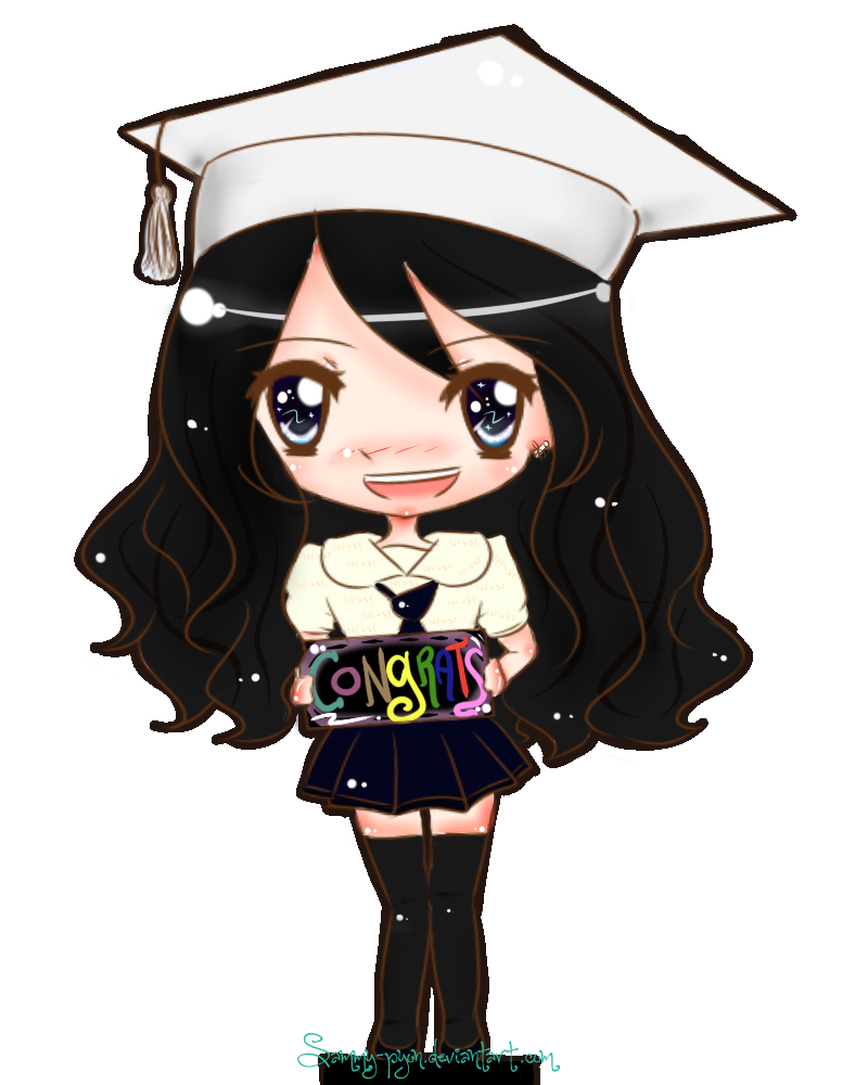 Chibi Graduate~ by sammy-pyon on DeviantArt