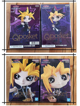 Atem and Yugi figures