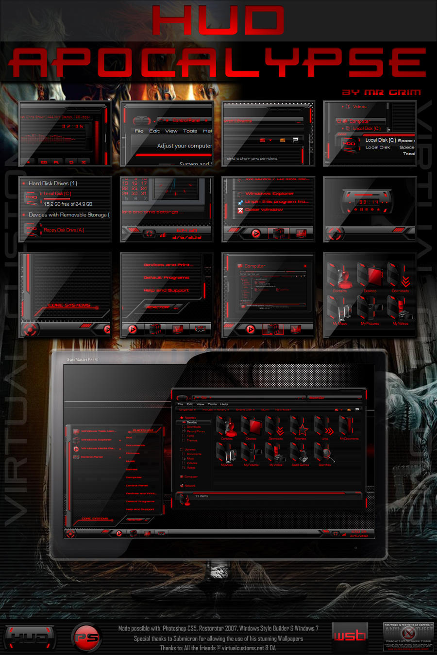 Apocalypse Rising Ui HUD Apocalypse by MrGRiM01 on DeviantArt