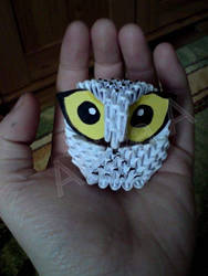 Origami 3D owl - Hedwig