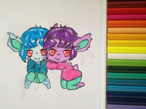 Nida  Nido, chibi nidoran couple