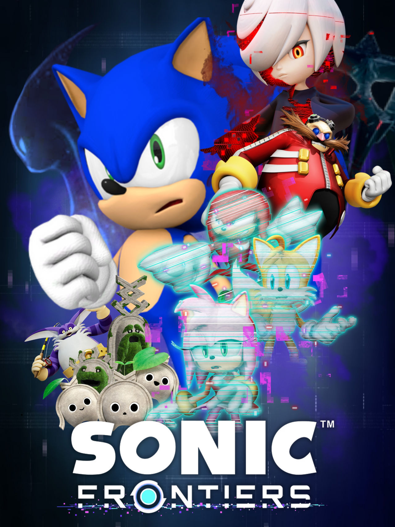 W.I.P.) Poster Não Finalizado de Sonic Frontiers