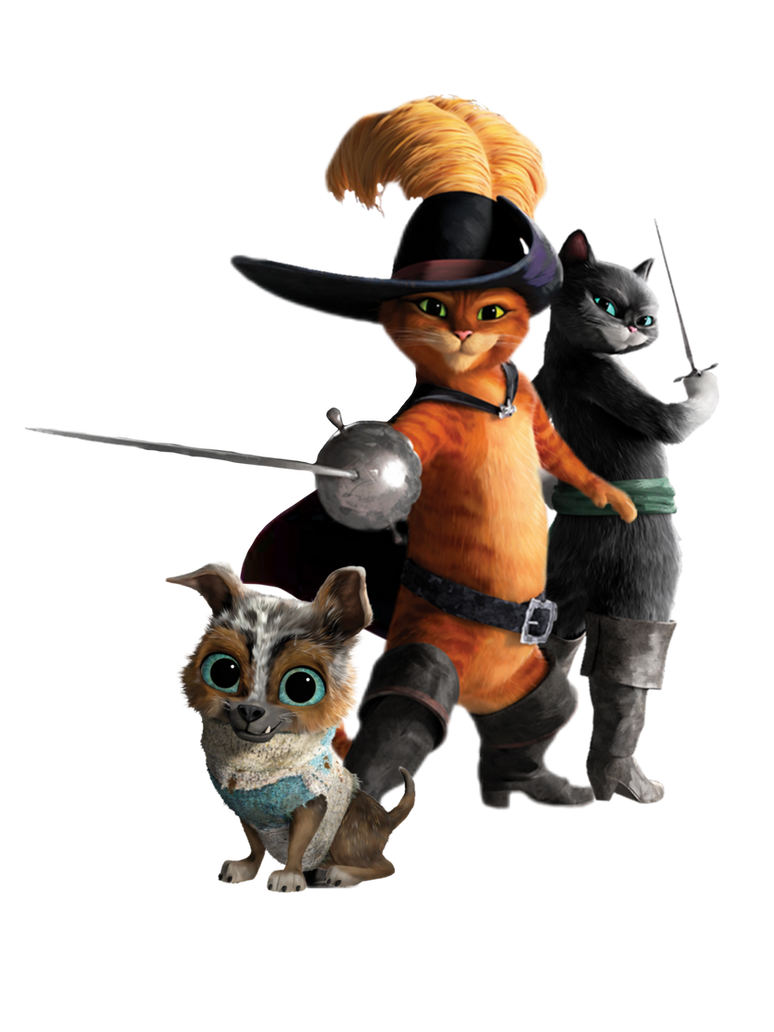 Puss In Boots The Last Wish Team Friendship Render by Danic574 on ...