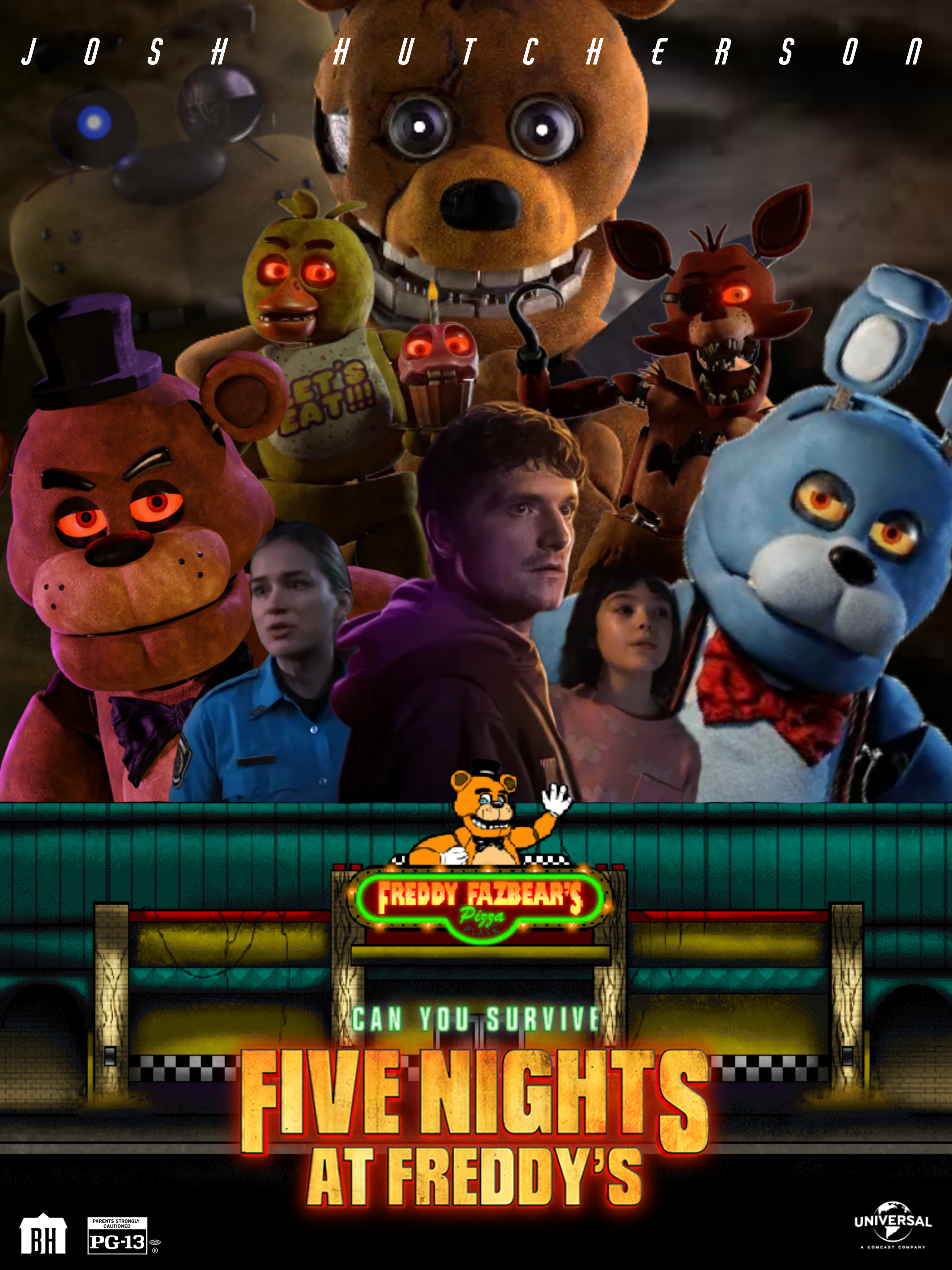 Fnaf movie) withers foxy poster (edit) by galaxystudios78 on