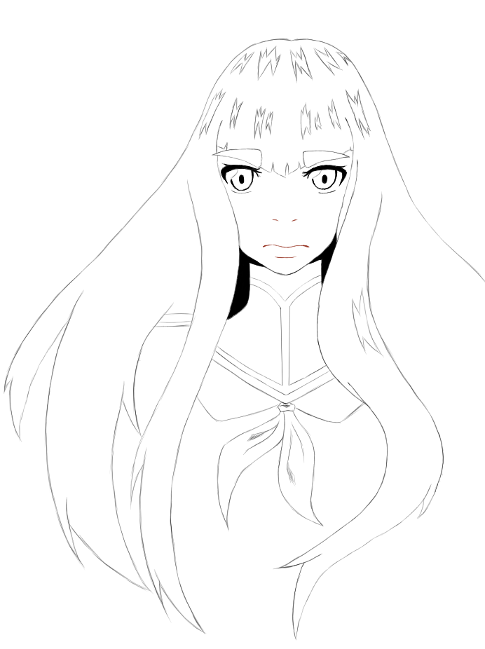 Satsuki-sama lineart