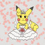 Wedding dress pikachu