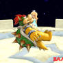 Bowser x Rosalina: Surprise Kiss