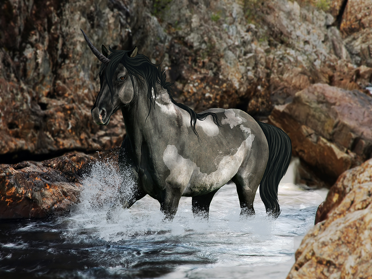 At the Curtains of the Waterfall