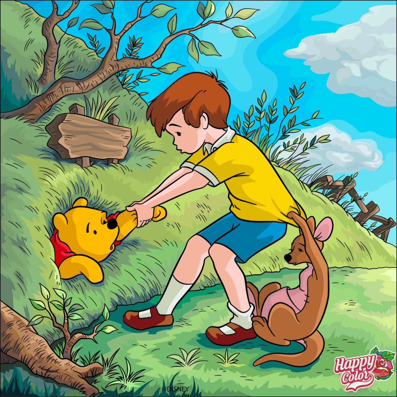 Pooh Ride Stuck Pooh Gets Stuck by KingdomHeartsCJ7 on DeviantArt