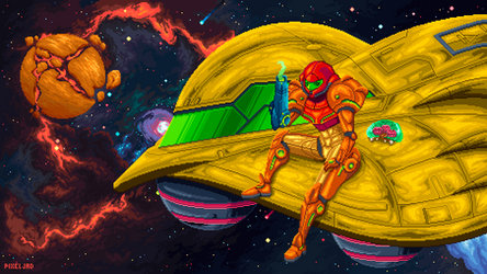 Super Metroid Animated Wallpaper