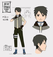 Jiro Kimura reference sheet | Naruto OC