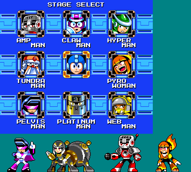 Mega Man - Custom Robot Masters