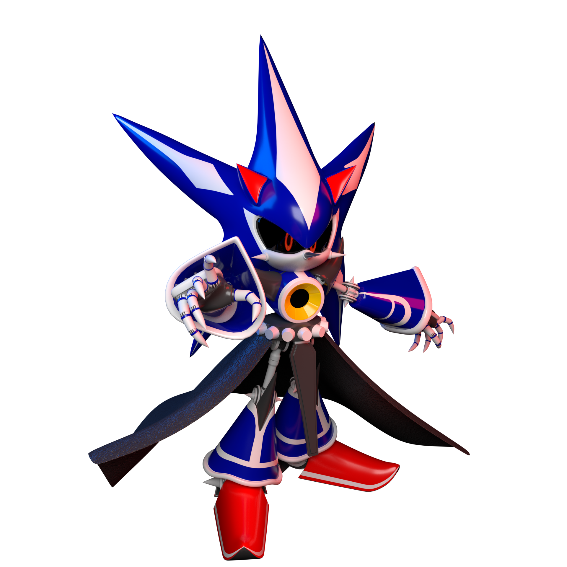 Neo Metal Sonic - Illustration, HD Png Download , Transparent Png Image -  PNGitem