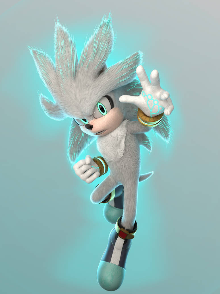 So I commissioned this extremely talented artist to make Silver in the  movie style : r/SonicTheHedgehog