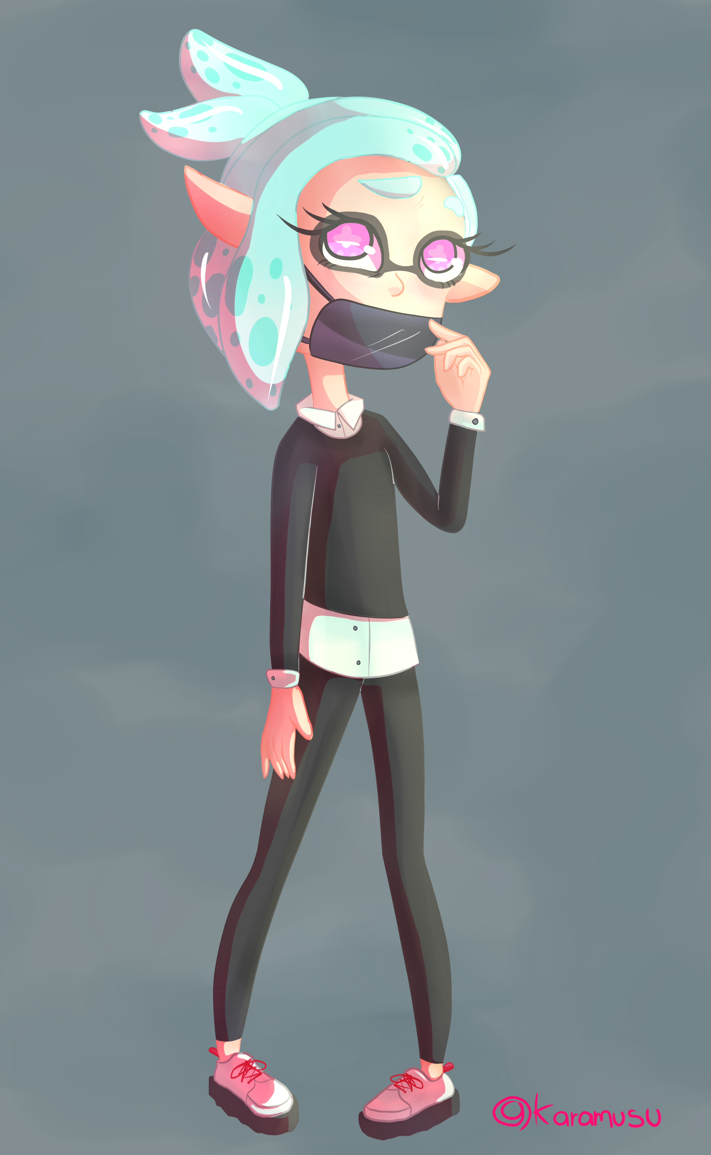 Splatoon 2 Red Inkling Splatoon 2 Inkling by Karamusu on DeviantArt