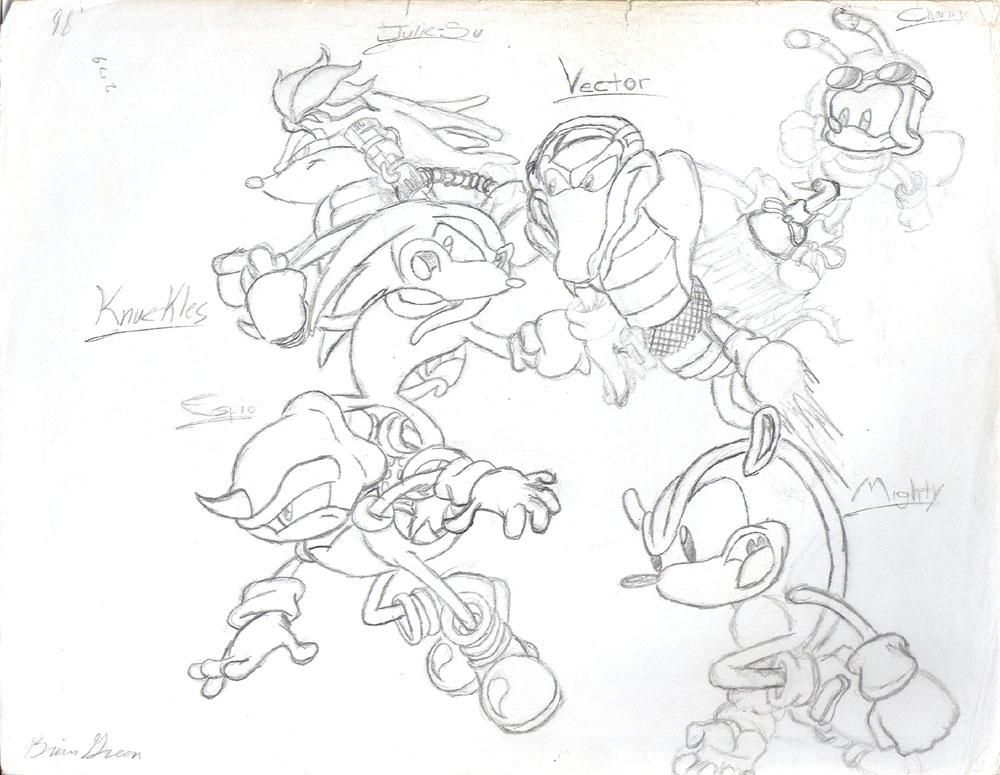 Knuckles Team Chaotix n Amy