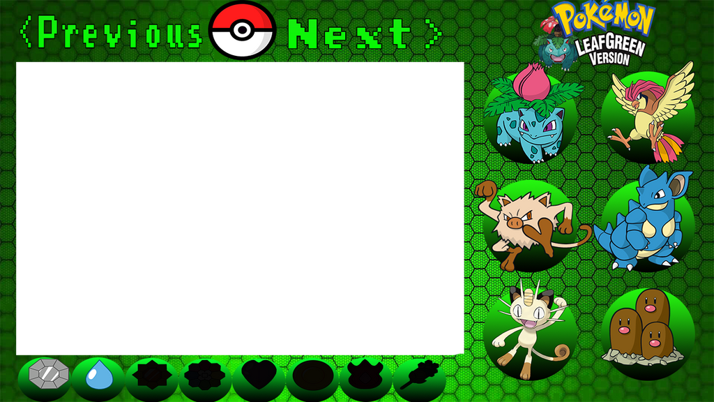 My New Pokemon Leaf Green Layout by FlameDroid on DeviantArt