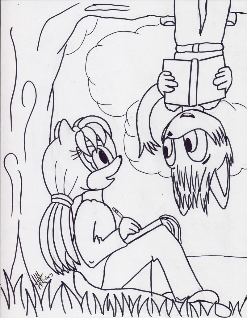 Commission: Coloring Page 2013