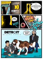 CONNOR AND HANK COMIC - DETROIT BECOME HUMAN