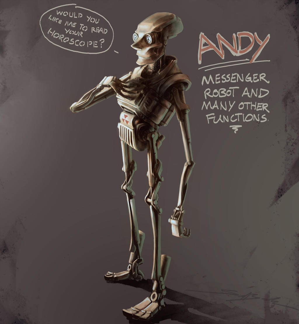 Andy The Robot by 0110100110 on DeviantArt