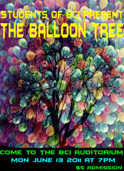 balloon tree poster