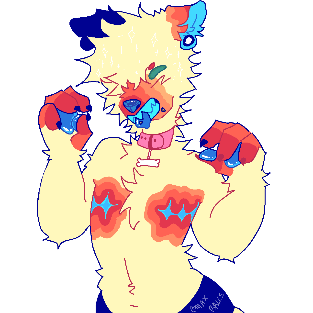 Sponge Doggo sparkle doggo by MaxBallers on DeviantArt