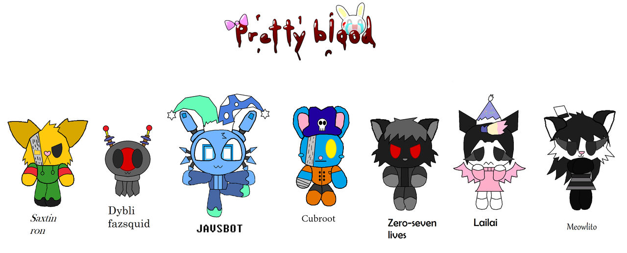 My pretty blood OC and his friends by TAREKJAVIEROF on DeviantArt