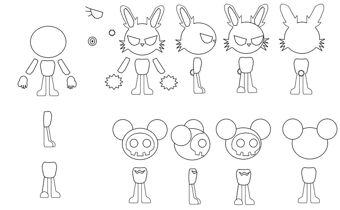 Am3 Rabbit Base Bloody bunny base v5 by TAREKJAVIEROF on DeviantArt