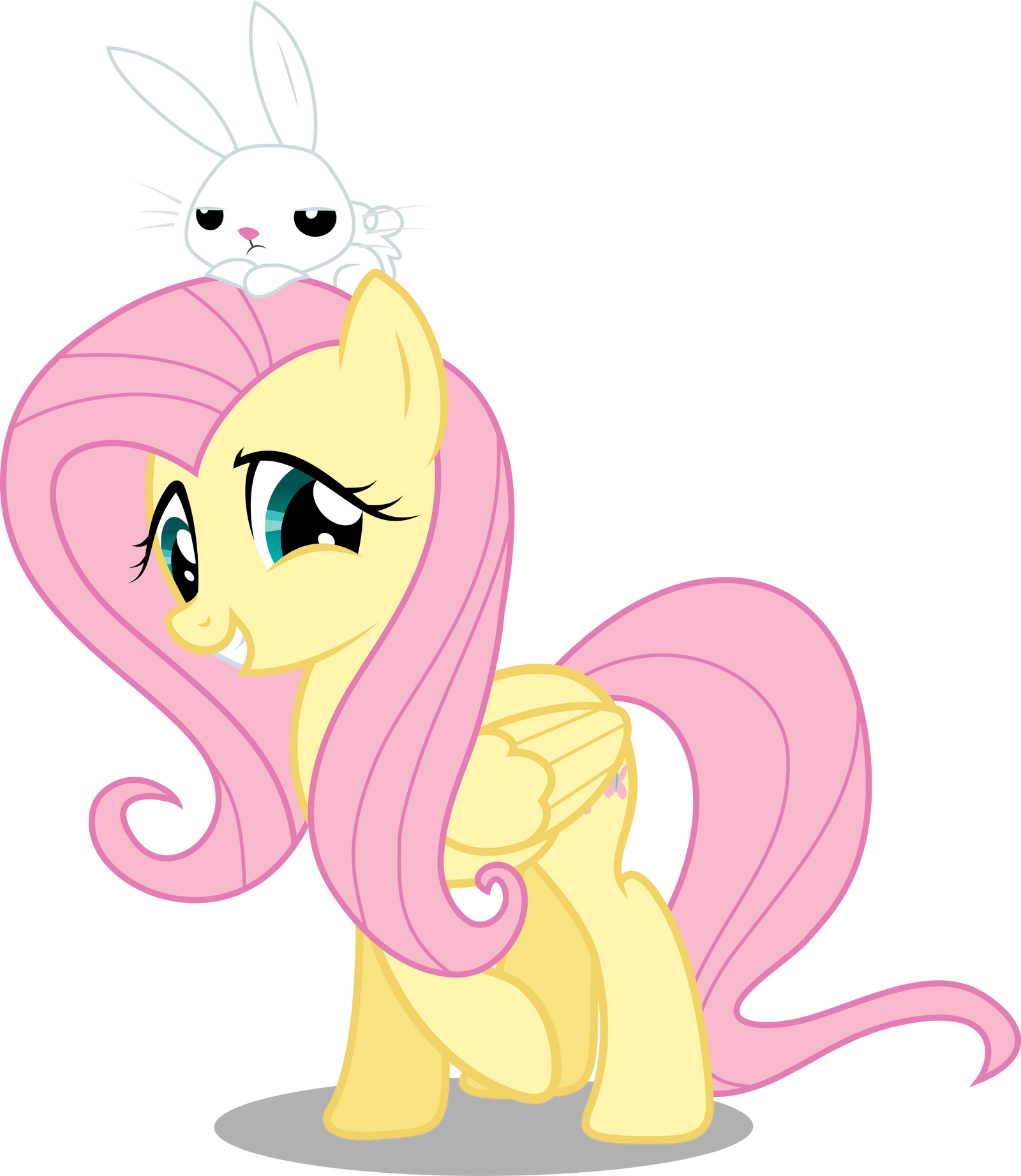 Shy and Angel by Bronyvectors