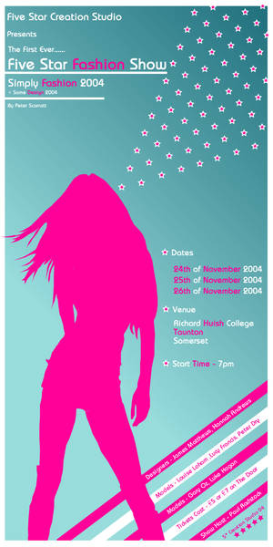 5 Star - Fashion Show Poster