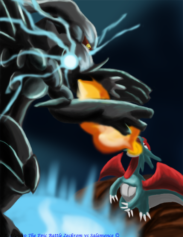 Zekrom vs Salamence