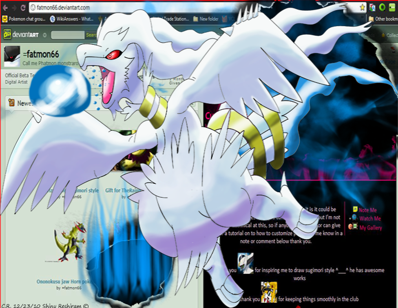 Shiny Reshiram, Shiny Zekrom by DrDimentio on DeviantArt