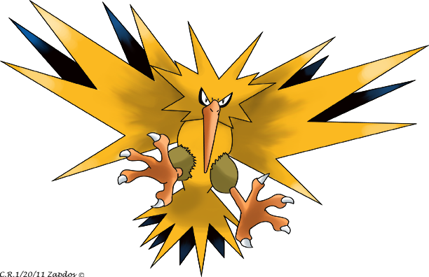 Shiny Zapdos by Phatmon on DeviantArt