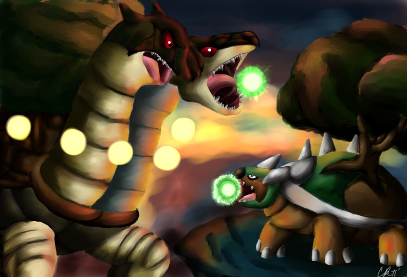 Torterra Versus Ebonwumon