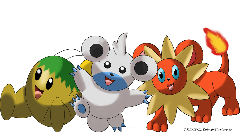 Israr Rahojo Rahojo Starters Promotional by Phatmon on DeviantArt