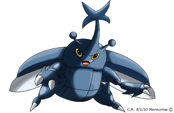 Heracross Sugimori style