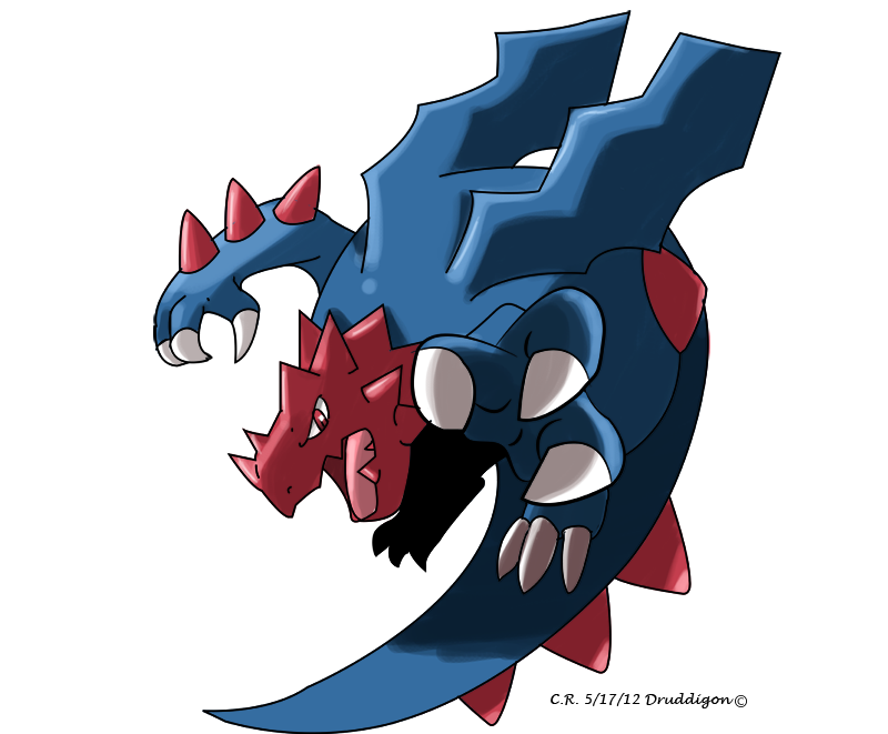 Druddigon in Sugimori style