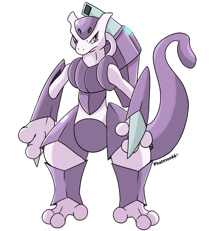 Fakemon fusion Mewtwo X Gensect