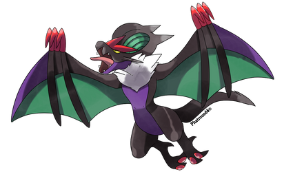 Noivern the Sound Wyvern pokemon by Phatmon